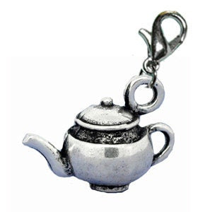 Tea Pot Charm | Tea Charm | Beverage Charm | Food Jewelry | Beverage Jewelry | Tea Jewelry | Teapot Charm