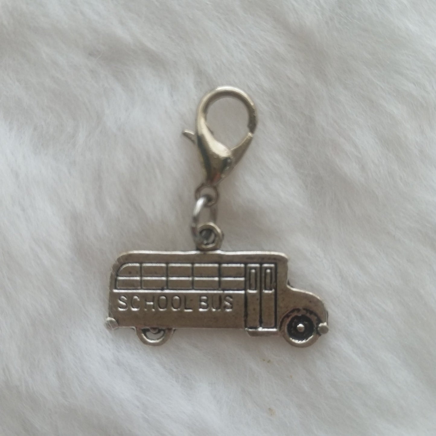 School Bus Charm | Gift for Bus Driver | Bus Driver Gift | Teacher Gift | Back to School | Jewelry Supply