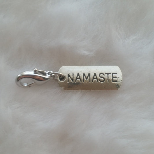 Namaste Charm | Namaste Jewelry | Namaste Pendant | Namaste Tag Charm