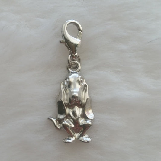 Basset Hound Dog Charm | Basset Charm | Hound Charm | Basset Jewelry | Hound Jewelry | Basset Hound