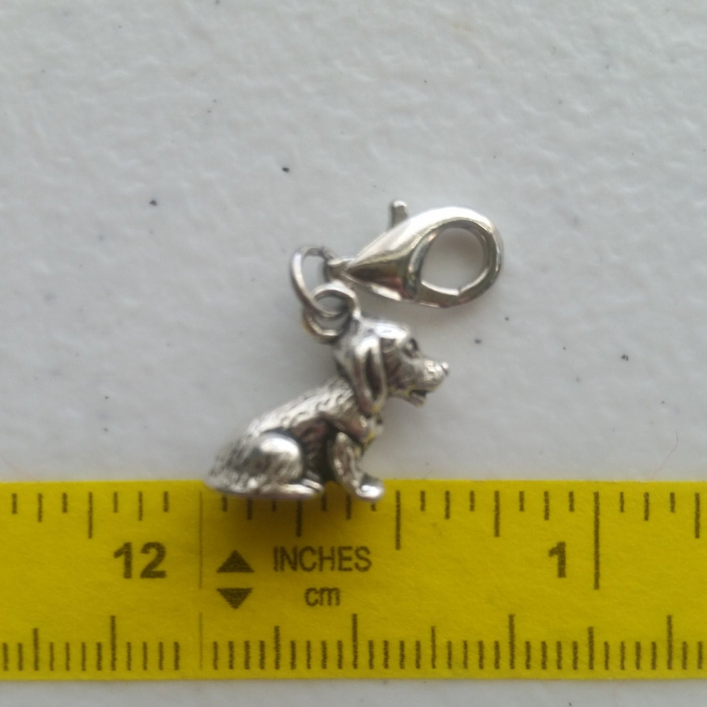 Sitting Puppy Charm | Sitting Puppy Pendant | New Puppy Gift | New Dog Owner Gift