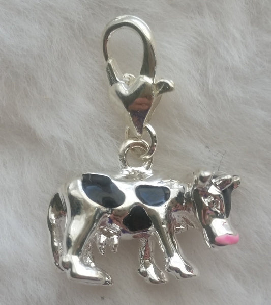 Holstein Cow Charm | Milk Cow Charm | Cow Jewelry | 4H Charm | Dairy Charm | Dairy Jewelry | Farm Jewelry