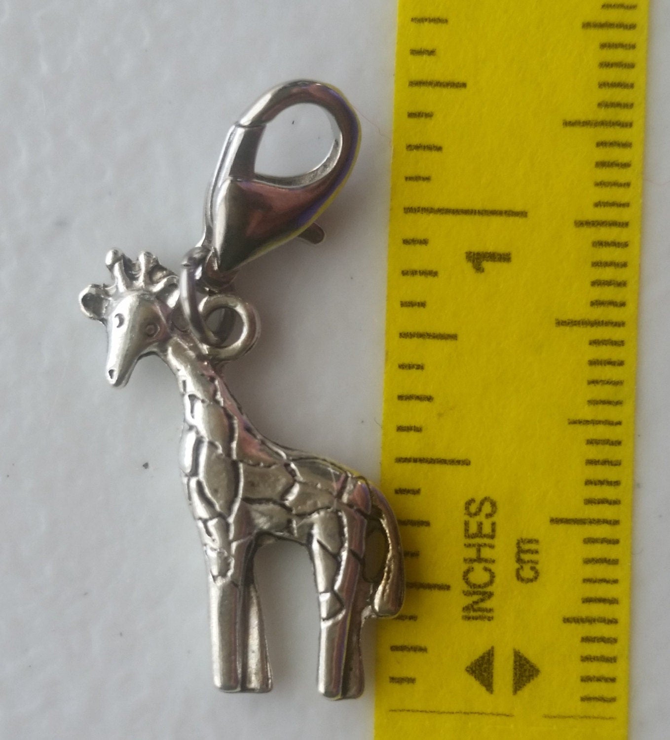 Giraffe Charm | Giraffe Jewelry | Giraffe Gift | Giraffe Collector | Clip On Charm