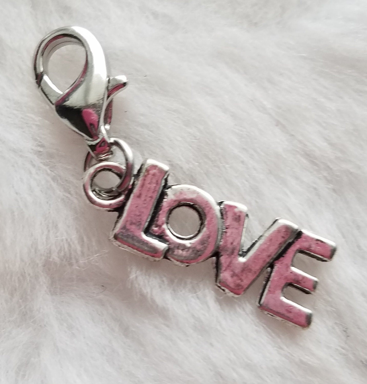 Love Charm | Love Pendant | Charm for Bracelet | Gift for Lover | Gift for Love | Valentine Charm