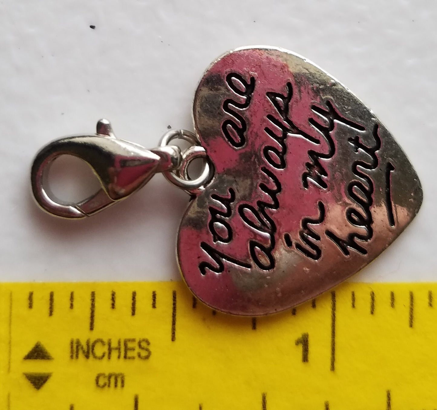 Always in My Heart Charm | Love Charm | Valentine Charm | Memorial Charm | Gift from Mom to Child