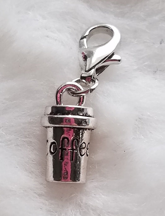 Coffee Cup Charm | Coffee Charm | Beverage Charm | Cafe Charm