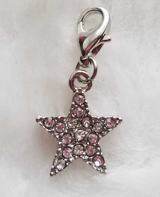 Dainty Star Charm | Rhinestone Star Charm | Patriotic Charm | Military Charm | Celestial Charm