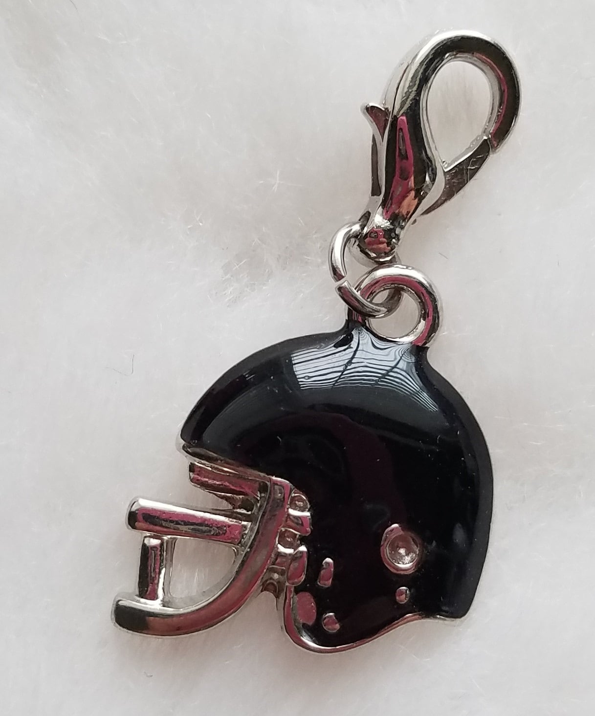 Football Helmet Charm | Football Mom Jewelry | Cheerleader Jewelry | Backpack Charms | Keychain Charms | Pack of three (3) charms