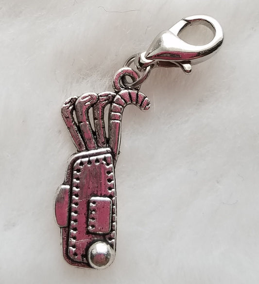 Golf Bag Charm | Golf Jewelry | Gift for Golfer | Golfer Gift | Golfing Gift | Golf Team Gift