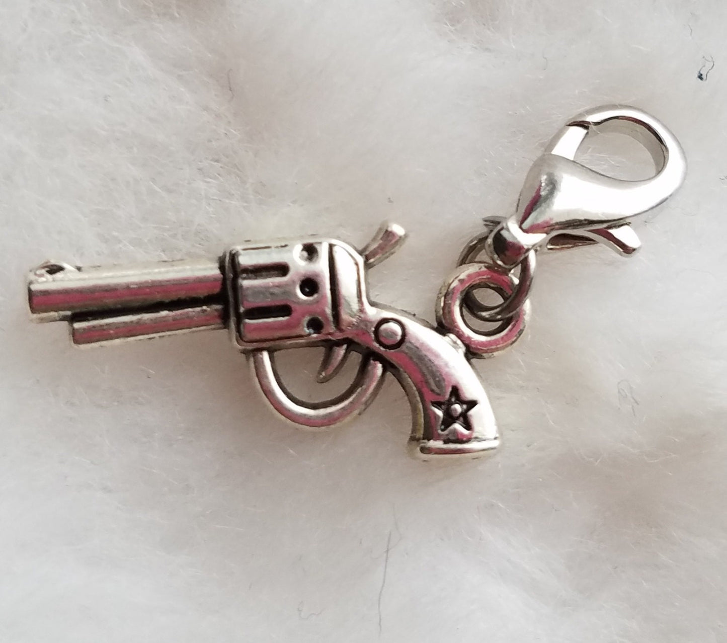 Star Pistol Charm | Star Handgun Charm | Weapon Charm | Gun Charm | Gun Jewelry