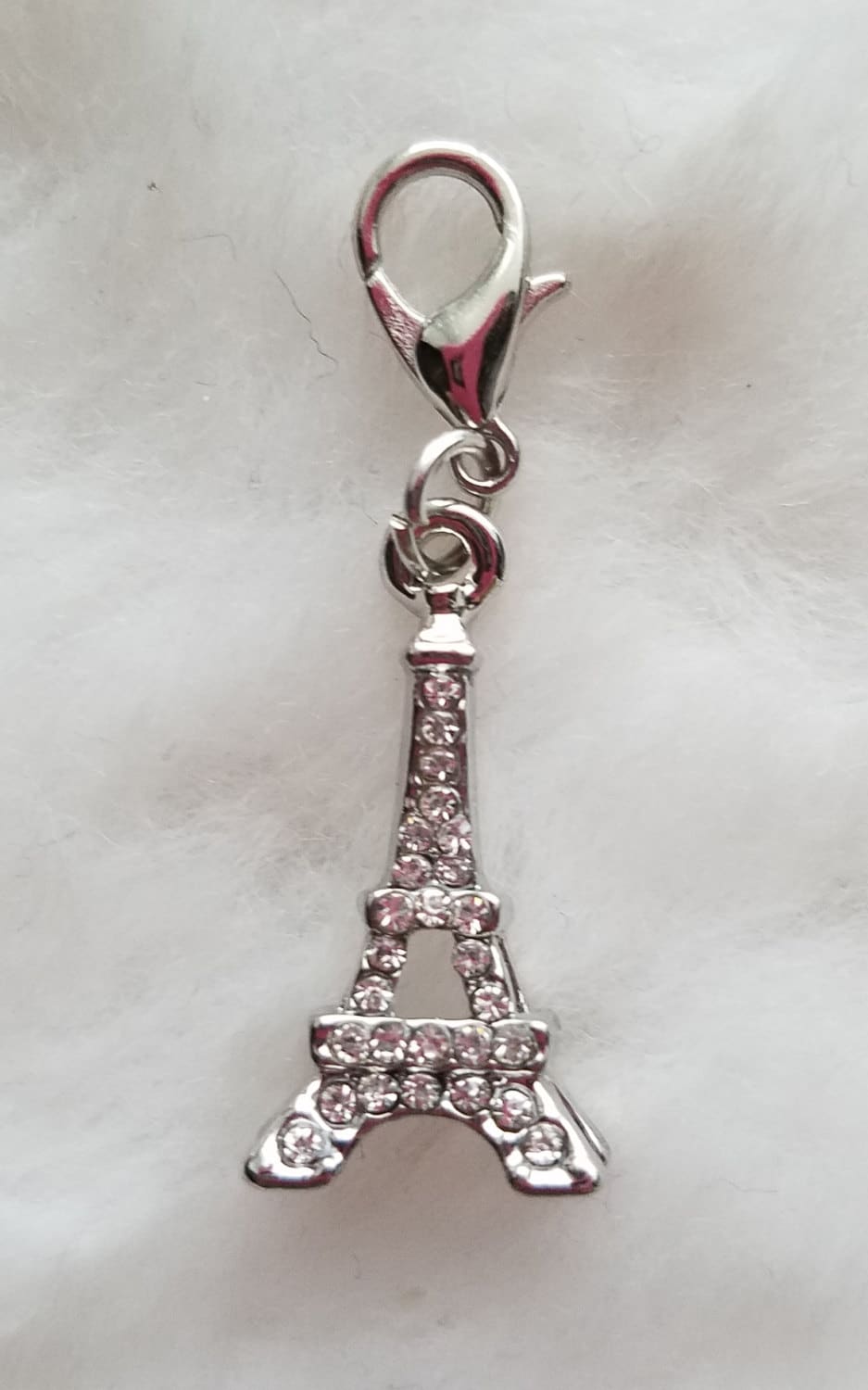 Eiffel Tower Charm |  Eiffel Tower Charm | Eiffel Tower Jewelry | Paris Souvenir | Rhinestone Eiffel Tower Pendant