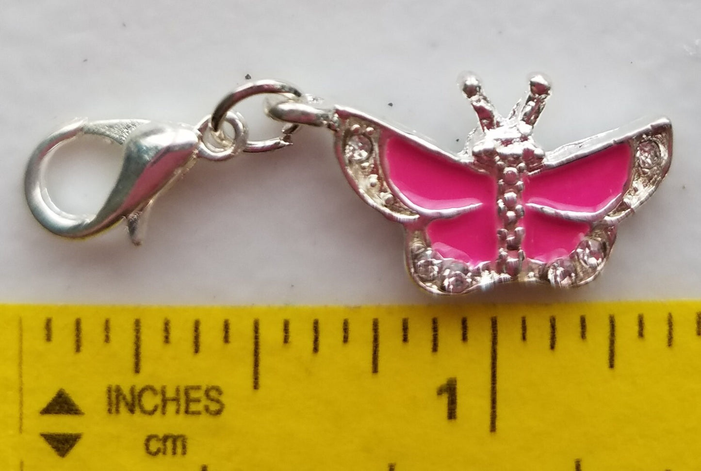 Pink Butterfly Charm | Butterfly Charm | Butterfly Jewelry | Butterfly Pendant | Charm for Bracelet