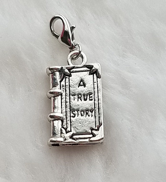 True Story Book Charm | Fairy Tale Charm | Happy Ending Charm | Reading Charm | Book Club Charm | Book Club Gift