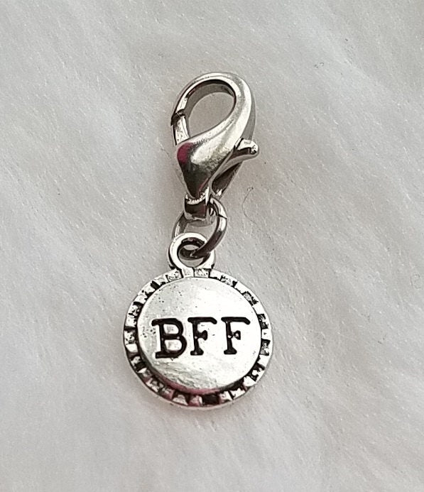 Best Friend Charm | BFF Charm | BFF Jewelry | Best Friend Gift | Gift for Best Friend | Clip On Charm