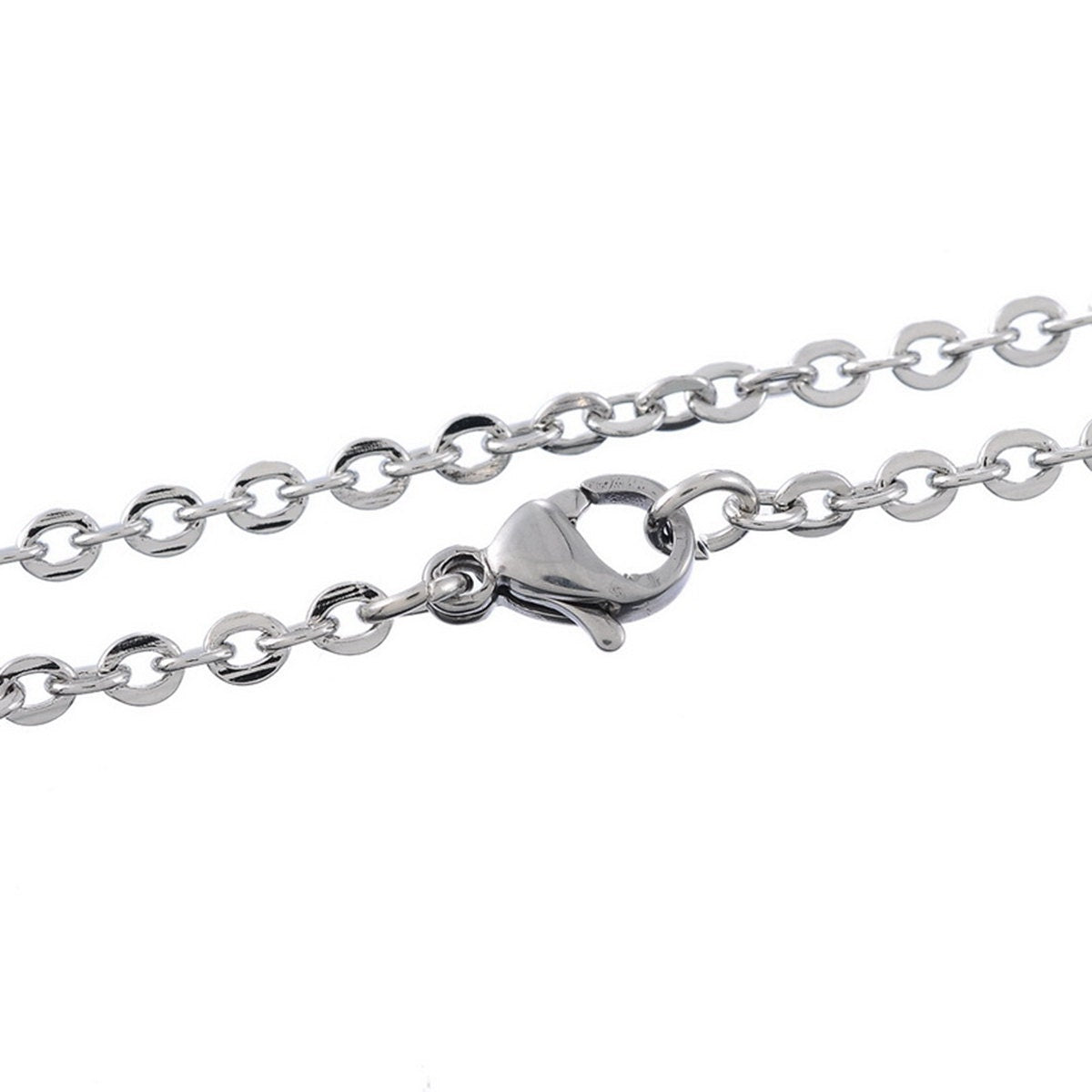 Stainless Steel Chain Necklace | Hypoallergenic Chain | 18", 19.5", 23.5" and 27.5" Sizes | Bulk Jewelry Chains | Pack of THREE Chains