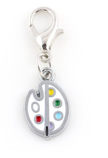 Paint Palette Charm | Paint Palette Jewelry | Artist Jewelry | Art Jewelry | Gift for Artist | Artist Gift