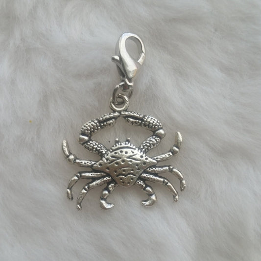 Crab Charm | Crab Jewelry | Crab Pendant | Ocean Jewelry | Marine Life Jewelry | Mermaid Charm | Cancer Charm