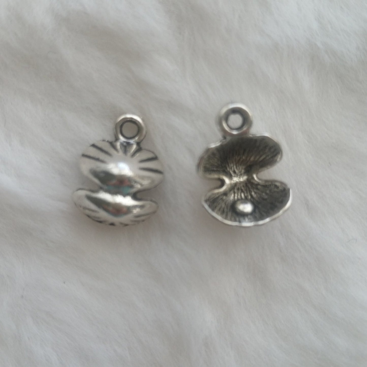 BULK Charms | Oyster with Pearl Charms | Seashell Charms | Mermaid Charms