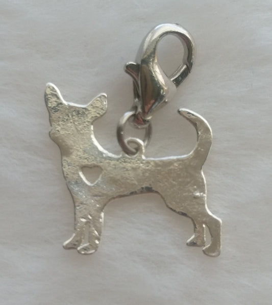 Chihuahua Charm | I Love Chihuahua Charm | Chihuahua Jewelry | Gift for Chihuahua Mom | Dog Mom Gift