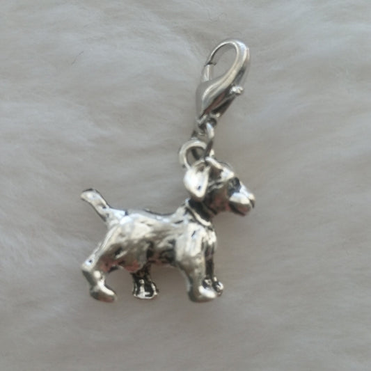 Puppy Charm | Prancing Puppy Charm | Rescue Dog Charm | Gift for Rescue Mom | Rescue Mom Gift