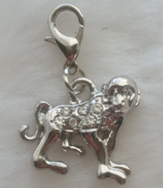 Spider Monkey | Spider Monkey Charm | Monkey Jewelry | Rhinestone Monkey | Clip On Charm