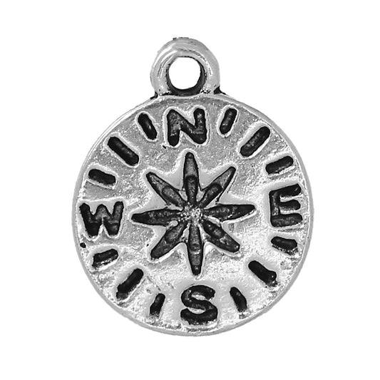 Compass Charm | Compass Jewelry | Navigator Gift | Scouting Gift | Map Charm | Map Jewelry