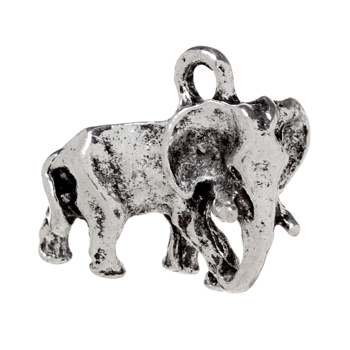 Elephant Charm | Silver Elephant Charm | Elephant Jewelry | Elephant Pendant