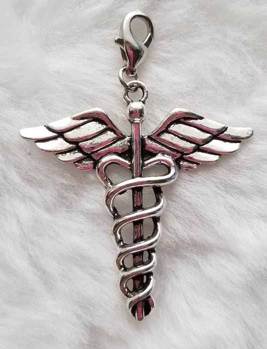 Caduceus Pendant | Caduceus Jewelry | Gift for Nurse | Gift for Doctor | Medical Jewelry