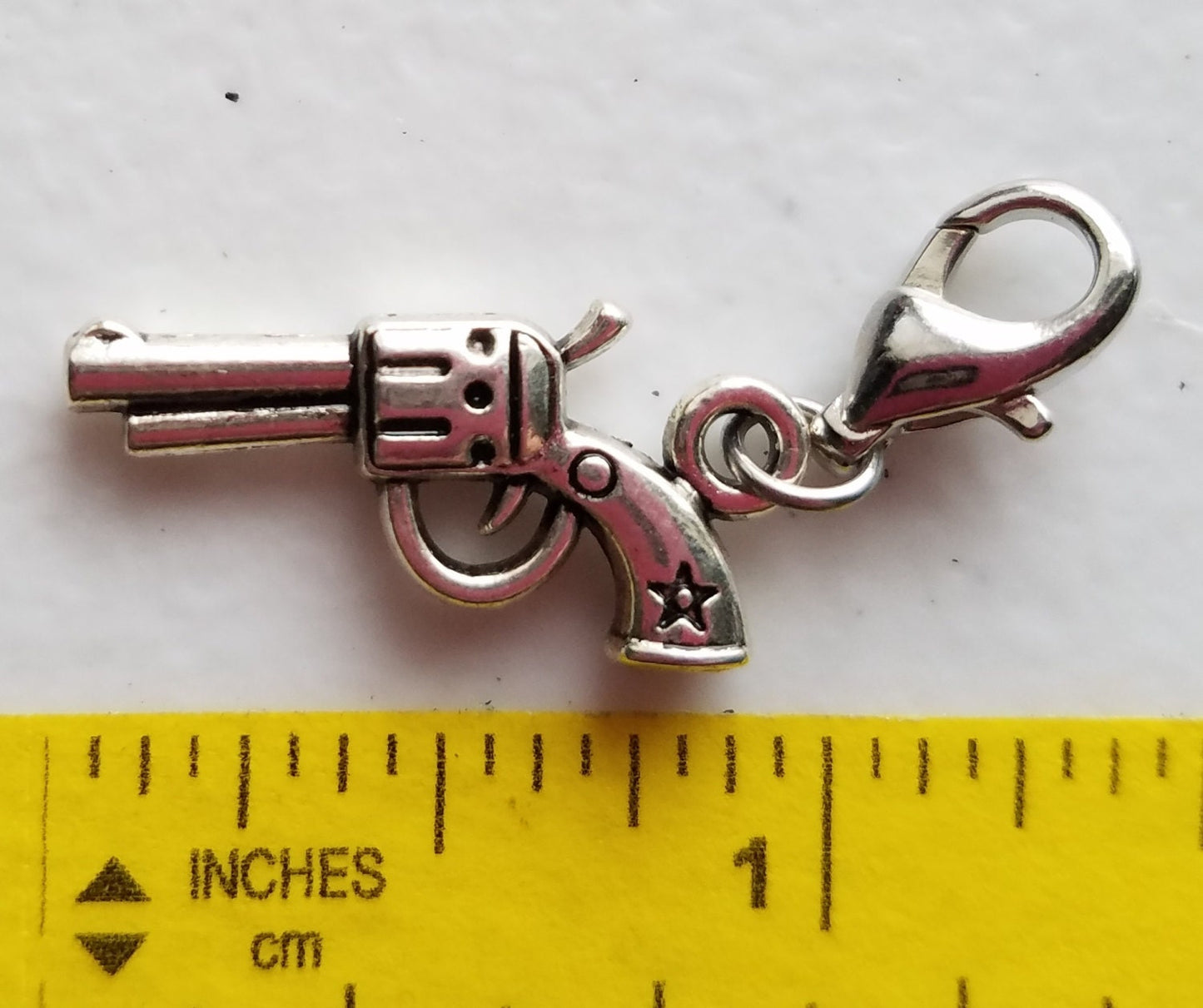 Star Pistol Charm | Star Handgun Charm | Weapon Charm | Gun Charm | Gun Jewelry