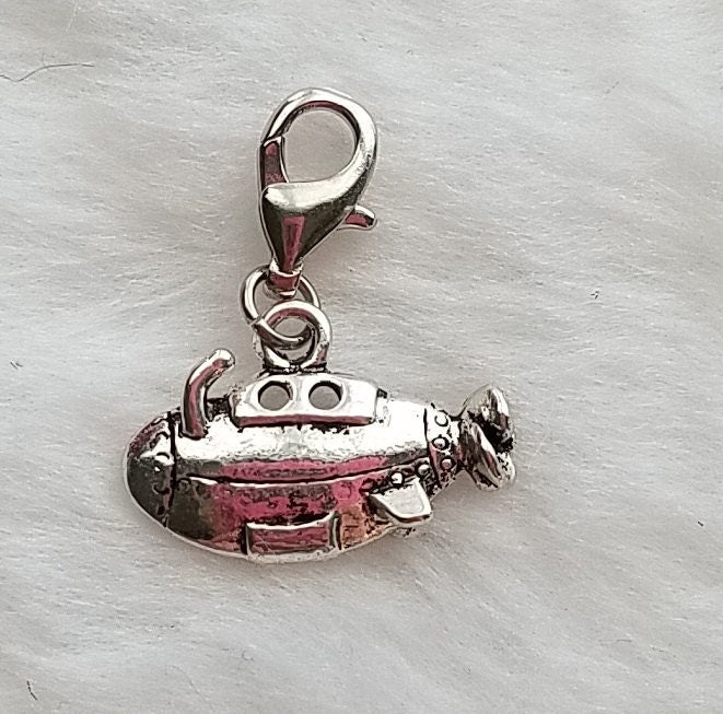 Submarine Charm | Sub Charm | Submarine Jewelry | Yellow Submarine | Nautical Charm