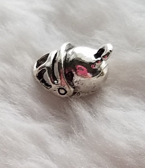 Football Helmet Charm | Football Charm | Football Jewelry | Football Mom Gift | Cheerleader Gift | Sterling Silver Plated Pewter