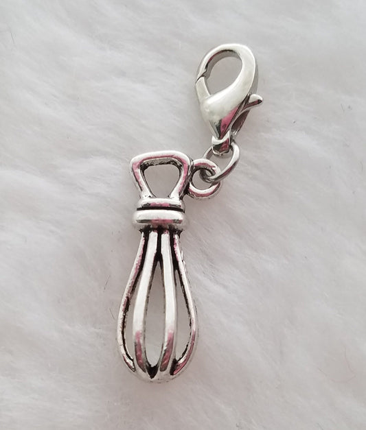 Kitchen Whisk Charm | Cooking Charm | Baking Charm | Chef Charm | Kitchen Charm | Chef Gift | Gift for Chef