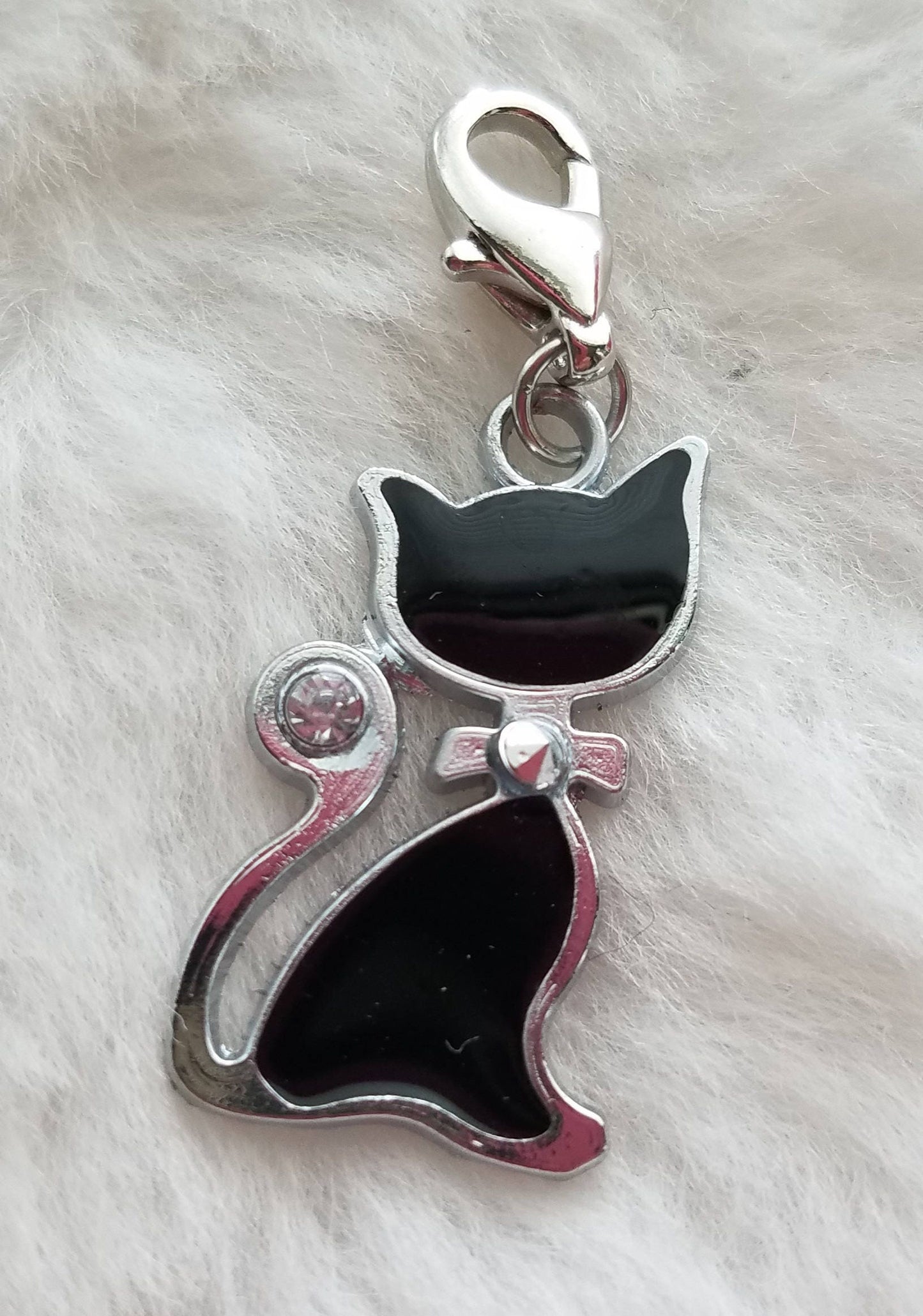 Black Cat Charm | Gift for Cat Owner | Gift for Cat Lover | Good Luck Charm