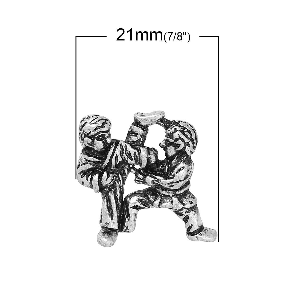 Martial Arts Charm | Tai Kwon Do Charm | Jujitsu Charm | Kick Boxing Charm | Gift for Martial Arts Competitor