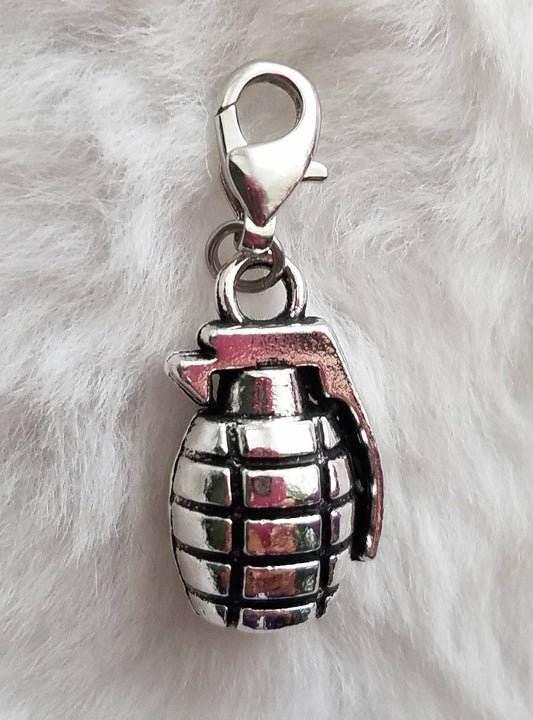 Hand Grenade Charm | Hand Grenade Jewelry | Military Charm | Combat Charm | Weapon Charm