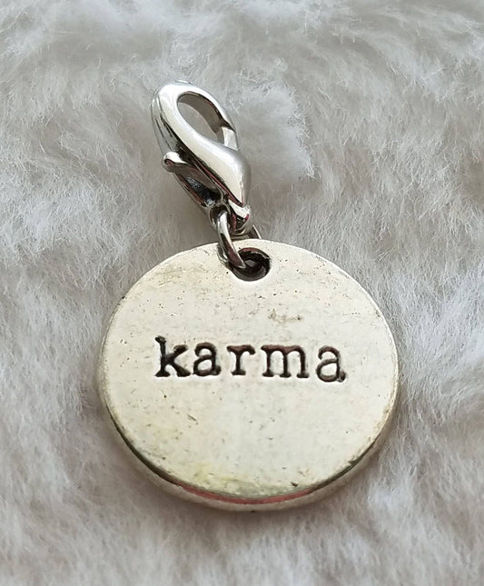 Karma  Charm | Karma Pendant | Karma Jewelry | Encouragement Gift