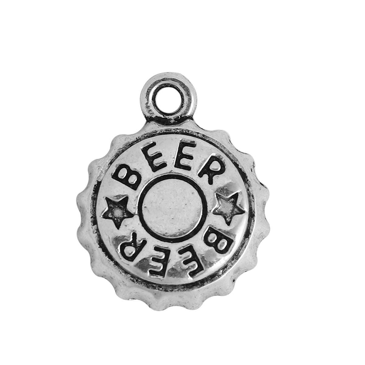 Beer Charm | Beer Bottle Cap Charm | Gift for Beer Lover | Beer Drinker Gift