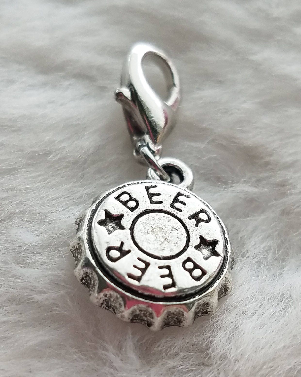 Beer Charm | Beer Bottle Cap Charm | Gift for Beer Lover | Beer Drinker Gift