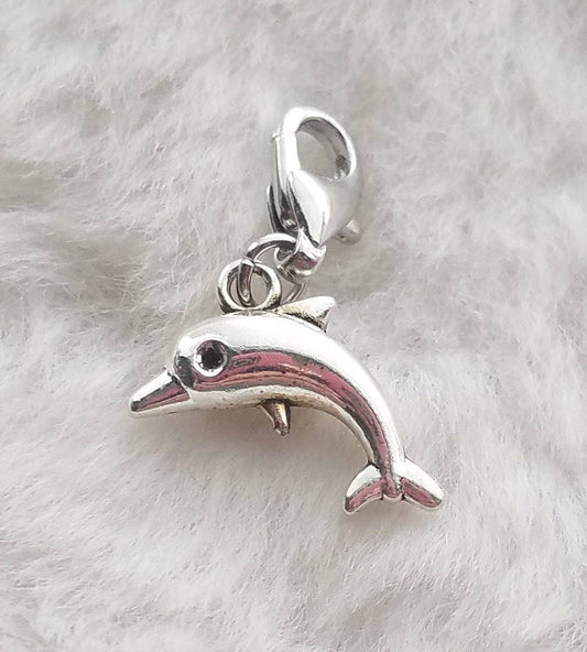 Dolphin Charm | Porpoise Charm | Mermaid Charm | Dolphin Jewelry | Nautical Charm | Marine Charm