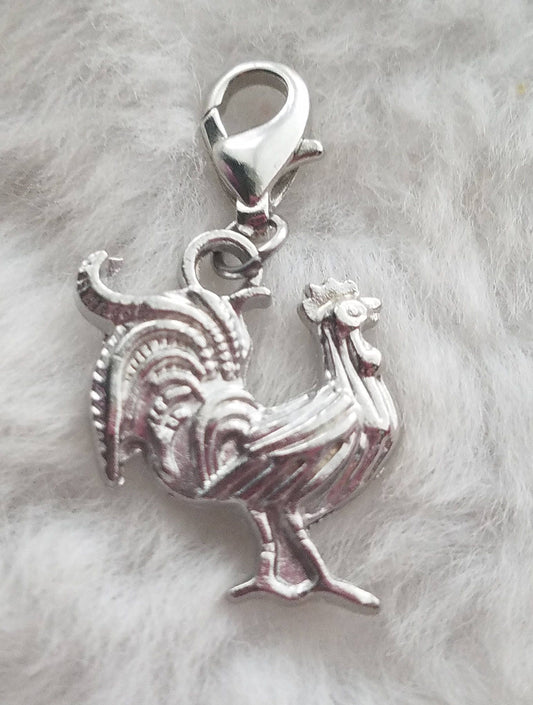 Rooster Charm | Chicken Charm | Rooster Jewelry | Chicken Jewelry | Gift for Chicken Mom