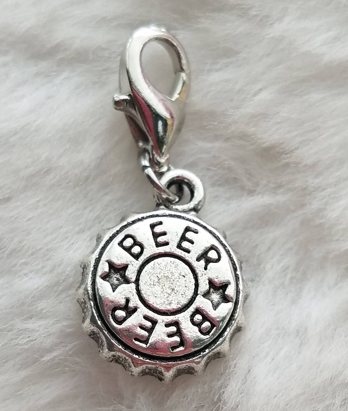 Beer Charm | Beer Bottle Cap Charm | Gift for Beer Lover | Beer Drinker Gift