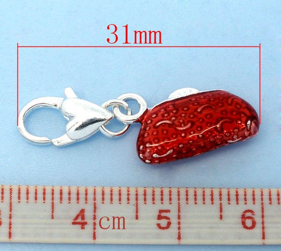 Red Purse Charm | Purse Charm | Purse Jewelry | Fashion Accessory Charm | Clutch Purse Charm