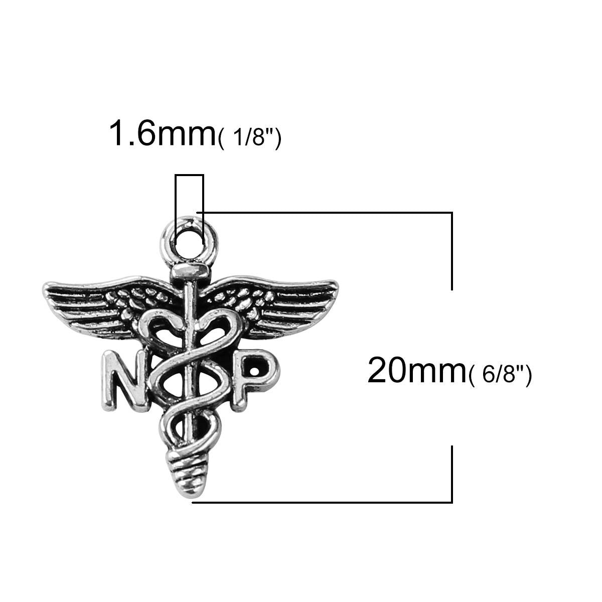 Nurse Practitioner Charm | Medical Professional Charm | Gift for Nurse Practitioner | Nurse Practitioner Gift