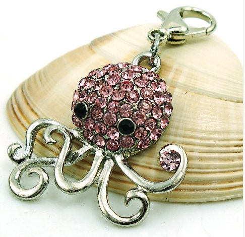 Octopus Charm | Octopus Jewelry | Octopus Pendant | Octopus Collector | Marine Life Charm