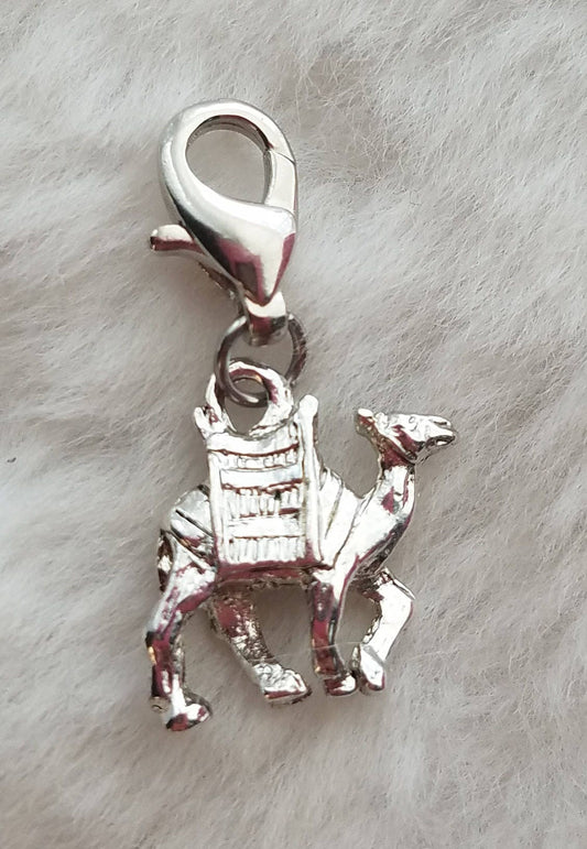 Camel Charm | Camel Jewelry | Camel Pendant | Sterling Silver Plated Pewter