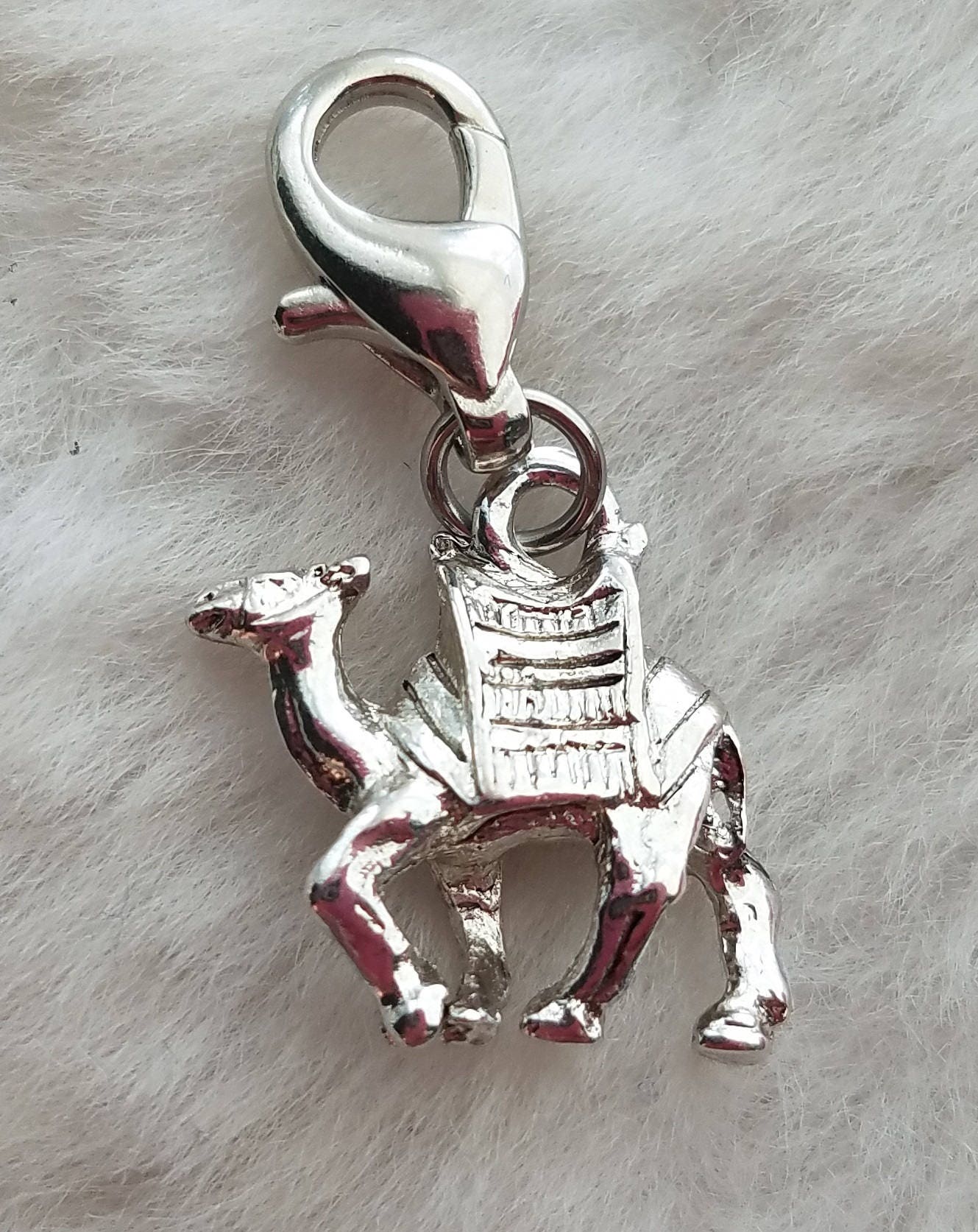 Camel Charm | Camel Jewelry | Camel Pendant | Sterling Silver Plated Pewter