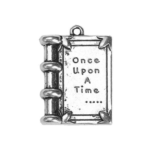 Once Upon A Time Charm | Book Charm | Fairy Tale Charm | Book Club Charm | Reading Charm