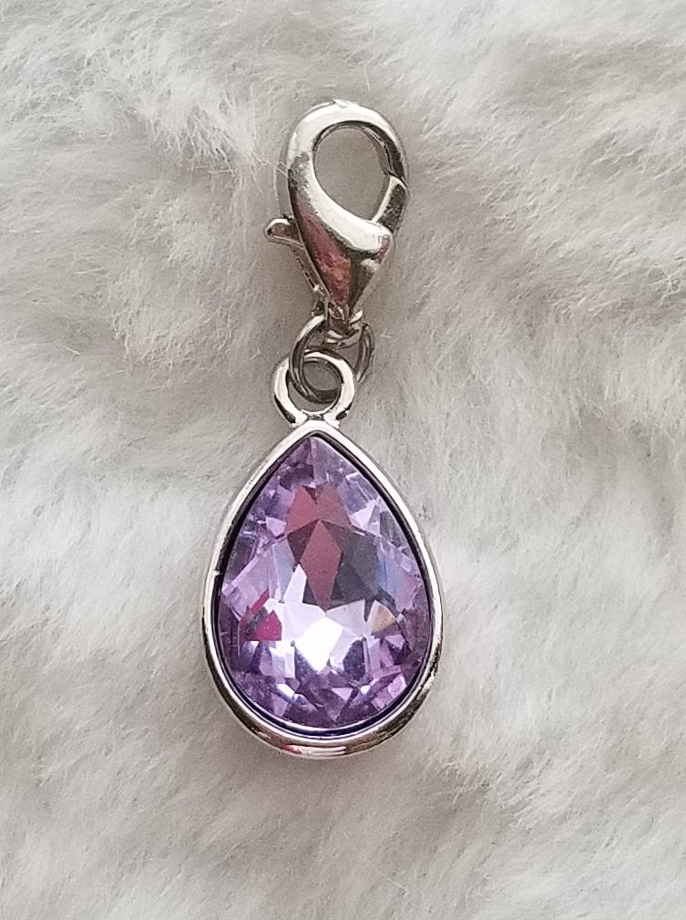 June Birthstone Charm | Alexandrite Charm | June Birthday Charm | Birthstone Jewelry