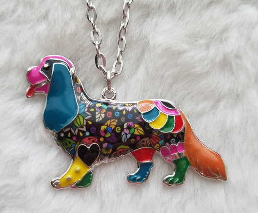 Cavalier King Charles Spaniel Pendant | FREE Chain | Spaniel Mom Gift | Spaniel Necklace