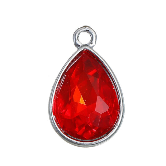 Ruby Charm | Ruby Birthstone | July Birthday Charm | July Birthstone Charm